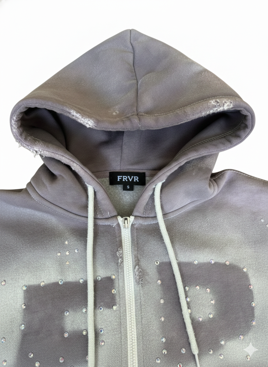 “IRIDESCENCE” ZIP UP HOODIE