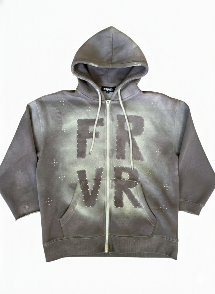 “IRIDESCENCE” ZIP UP HOODIE