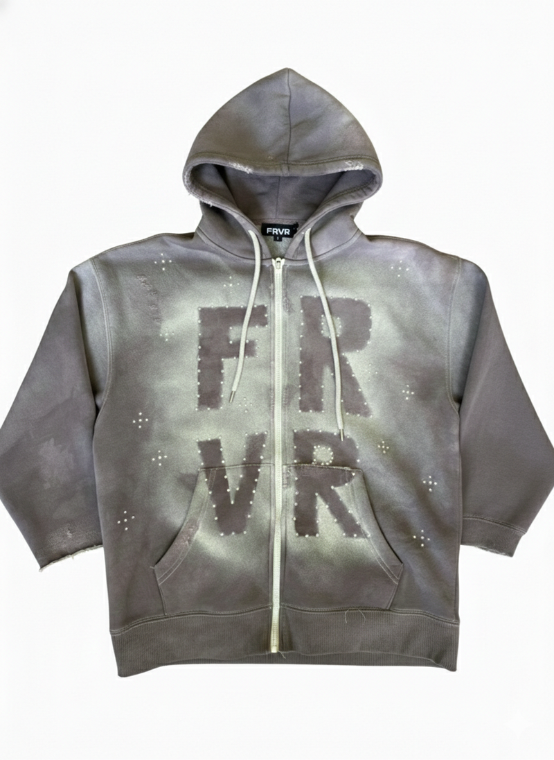 “IRIDESCENCE” ZIP UP HOODIE